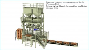 Сдвоенная установка наполнения мешков Биг-Биг