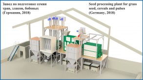 Завод по подготовке семян трав, злаков, бобовых